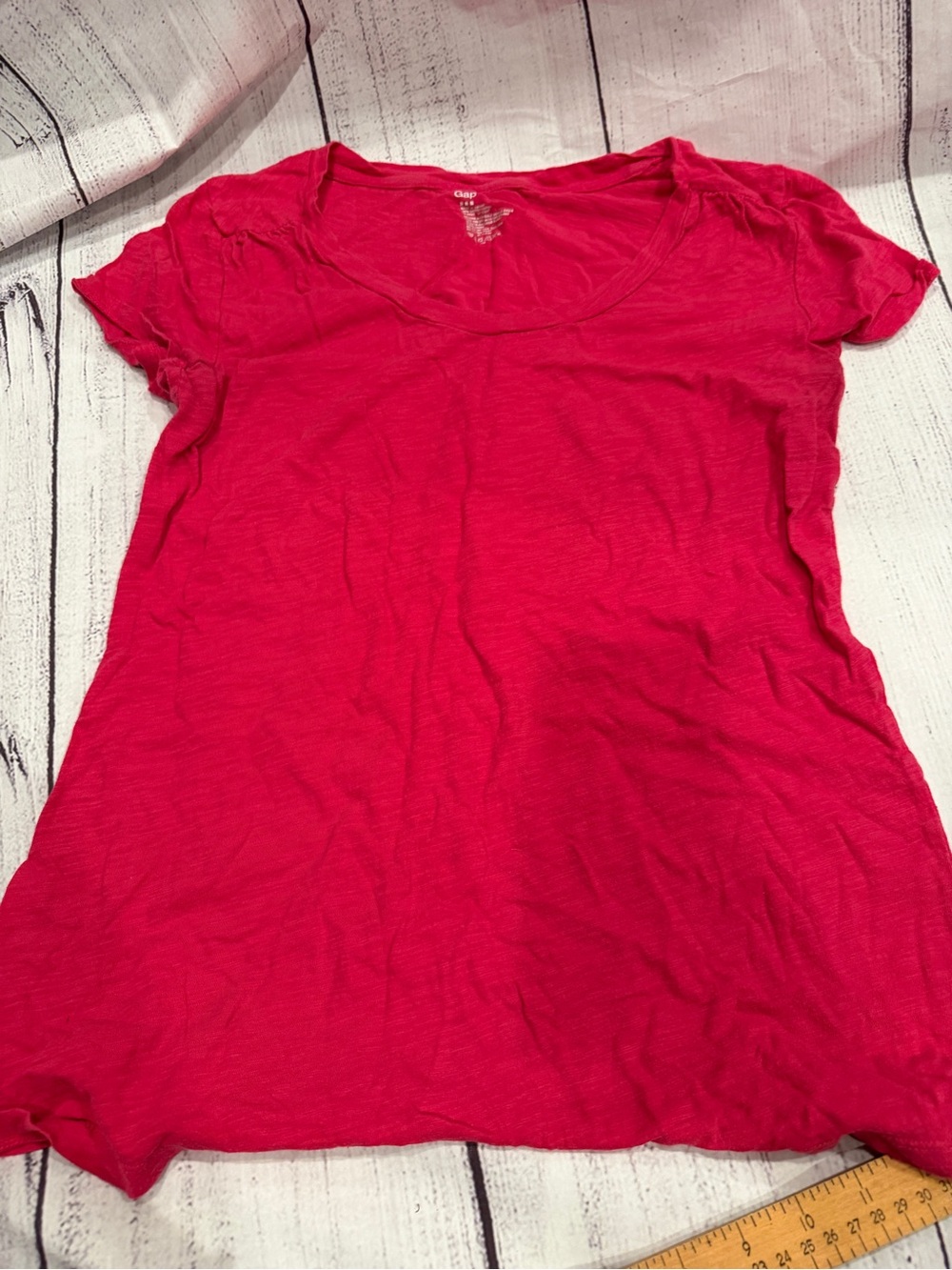 GAP Pink Basic Short Sleeve T shirt Size S